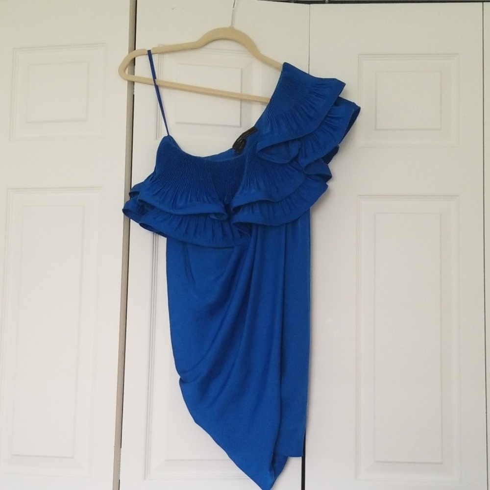 BCBG Ruffle Top - Picture 1 of 2